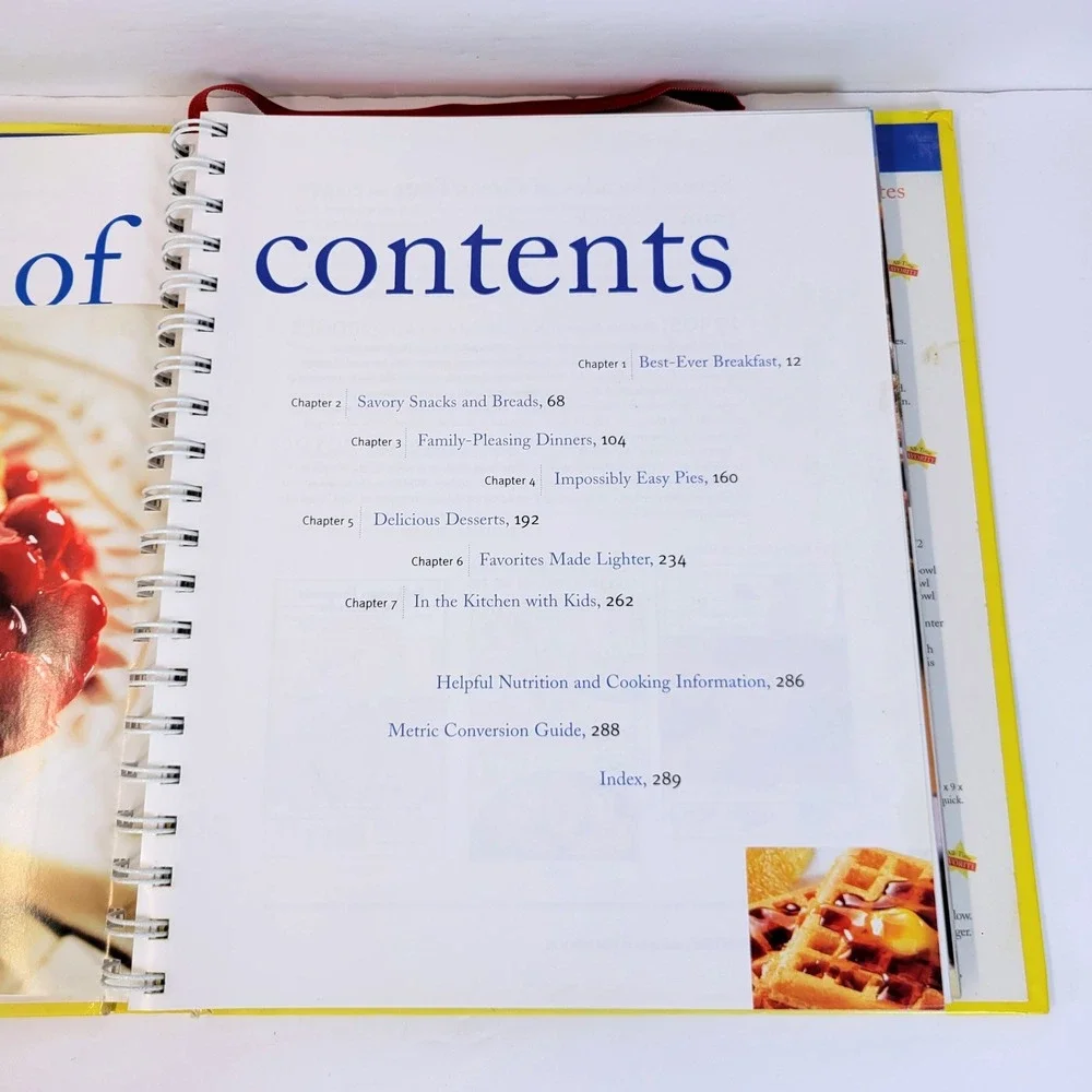 Betty Crocker Bisquick Cookbook Hardback Spiral Bound Recipes Book 2000's Era
